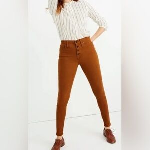 Madewell Brown Skinny Jeans Classic Style